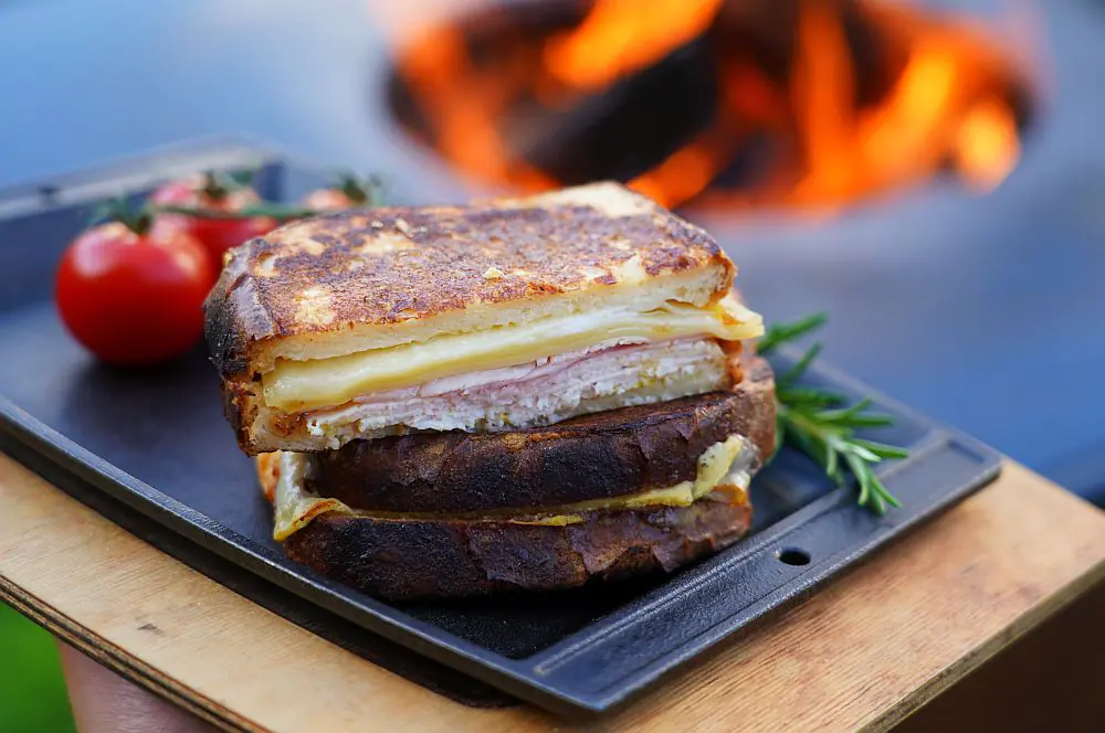 Monte Cristo Sandwich 8 Monte Cristo Sandwich vom Feuerplattengrill