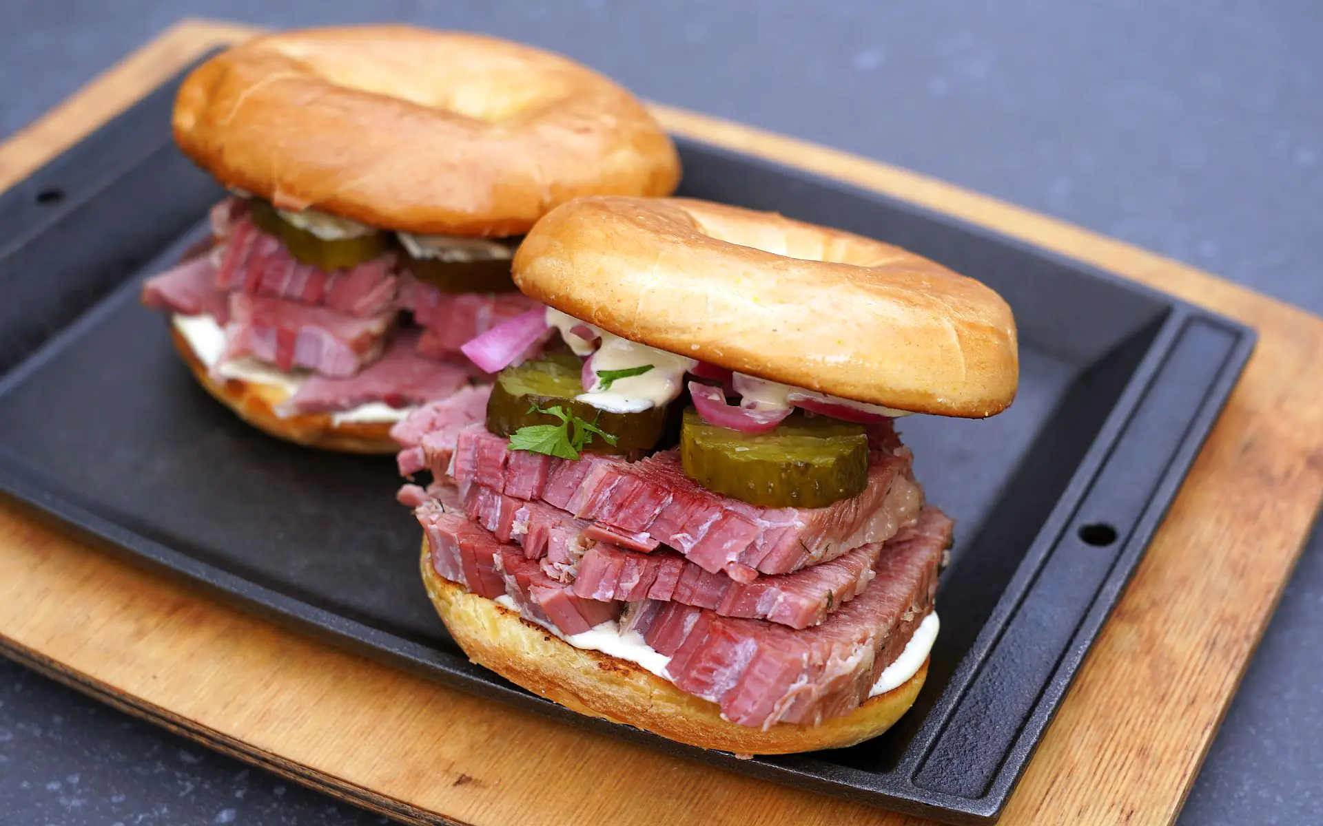 Salt Beef Bagel - Das etwas andere Deli-Style Sandwich 6 Salt Beef Bagel