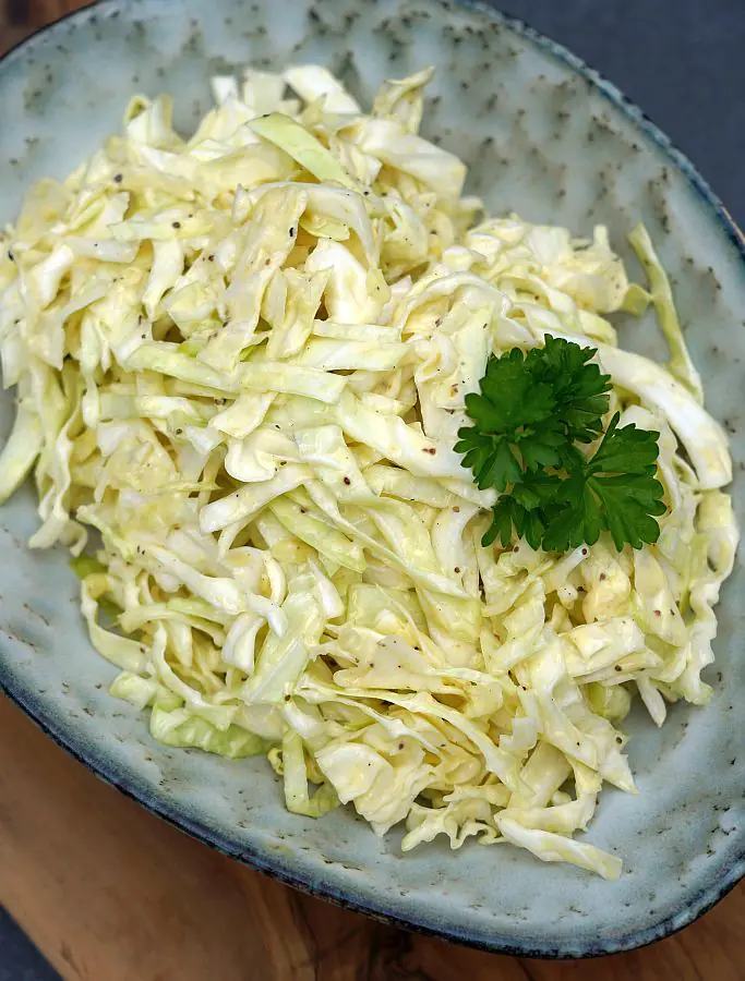 Tennessee Mustard Slaw - Krautsalat mit Senfsauce 5 Tennessee Mustard Slaw - Krautsalat mit Senfsauce