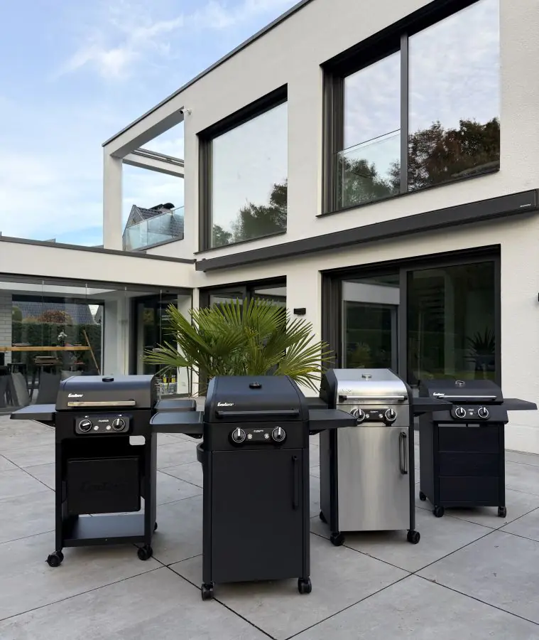 Alle vier Enders Elektrogrills in der Übersicht