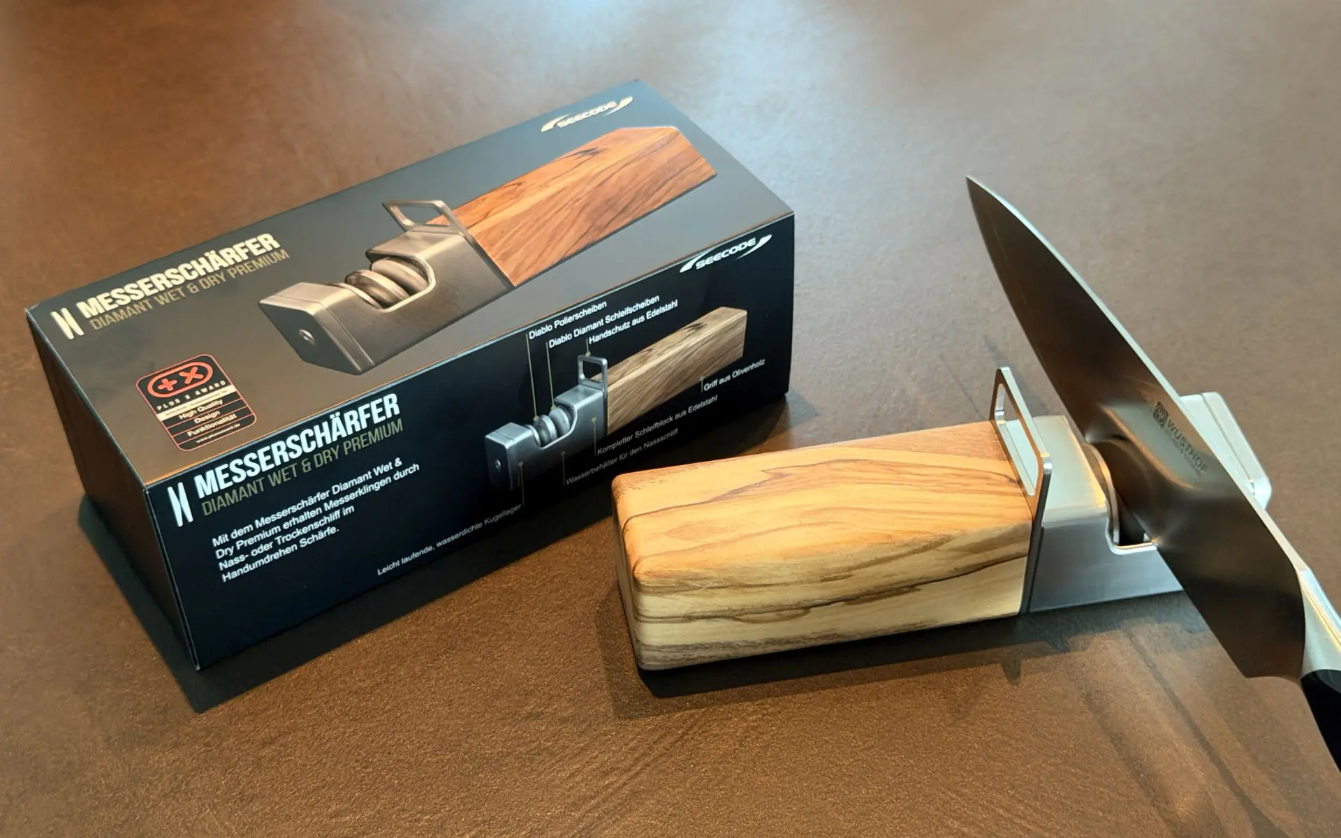 Seecode Premium-Messerschärfer Wet & Dry im Test