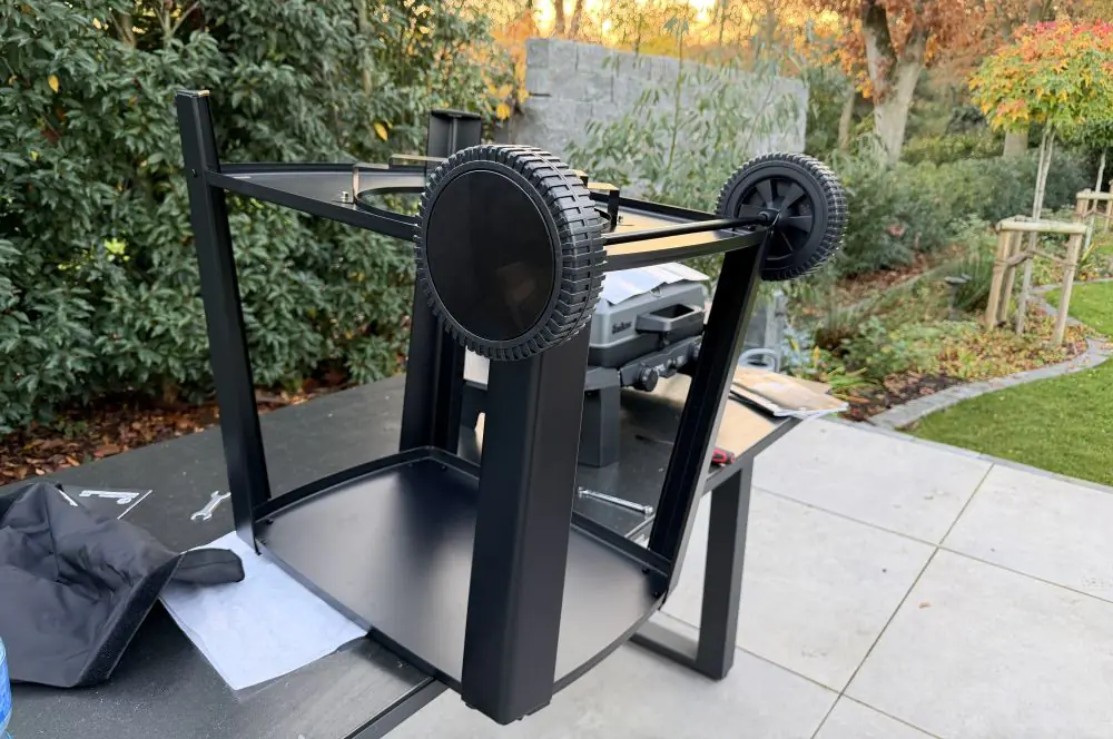 Der Trolley ist ebenfalls in ca. 15 Minuten aufgebaut