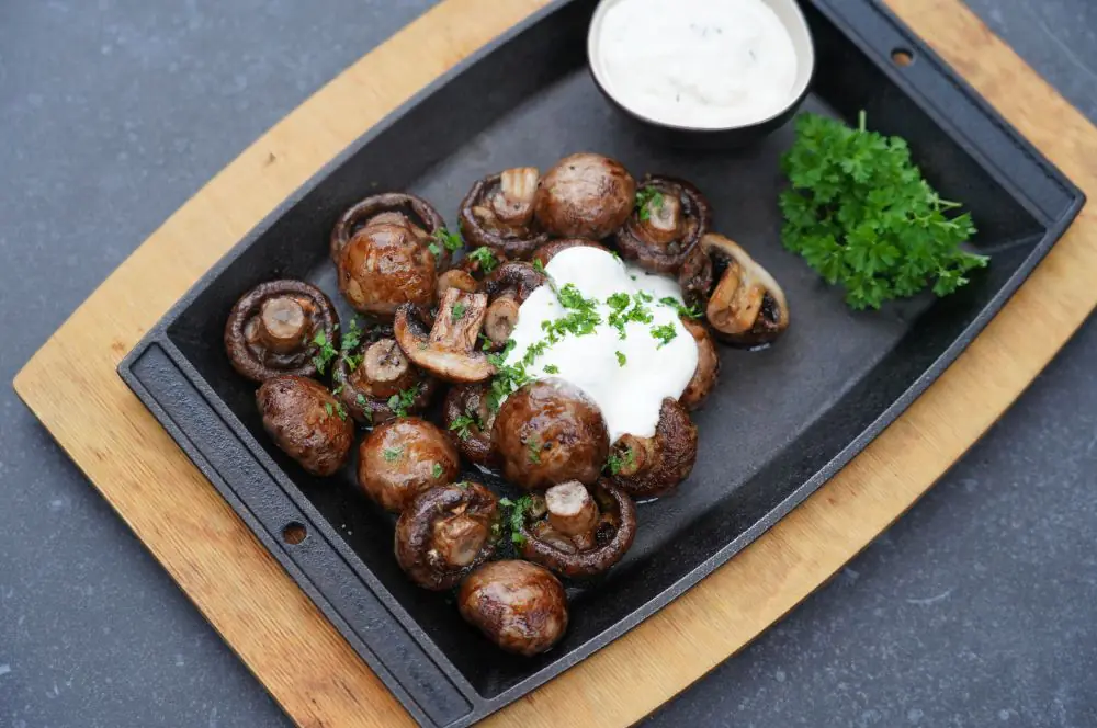 Weihnachtsmarkt-Champignons aus der Heißluftfritteuse