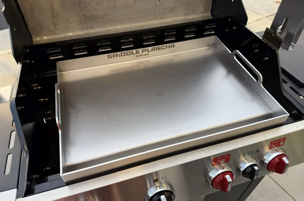 Die XXL-Griddle-Plancha macht deinen Gasgrill zum Plancha-Grill
