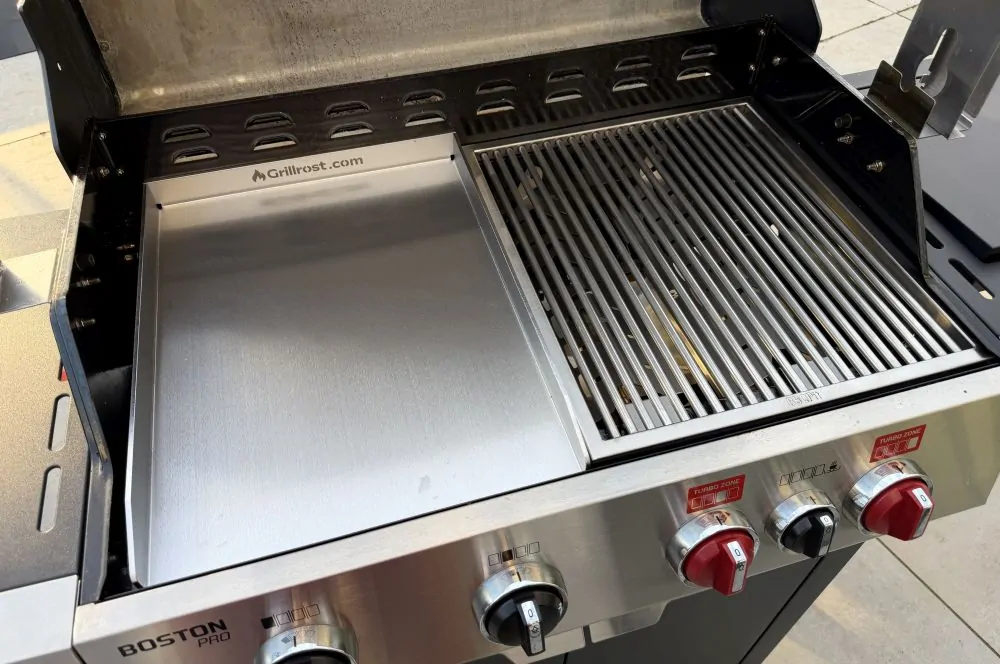 Plancha + Grillrost im Enders Boston Pro