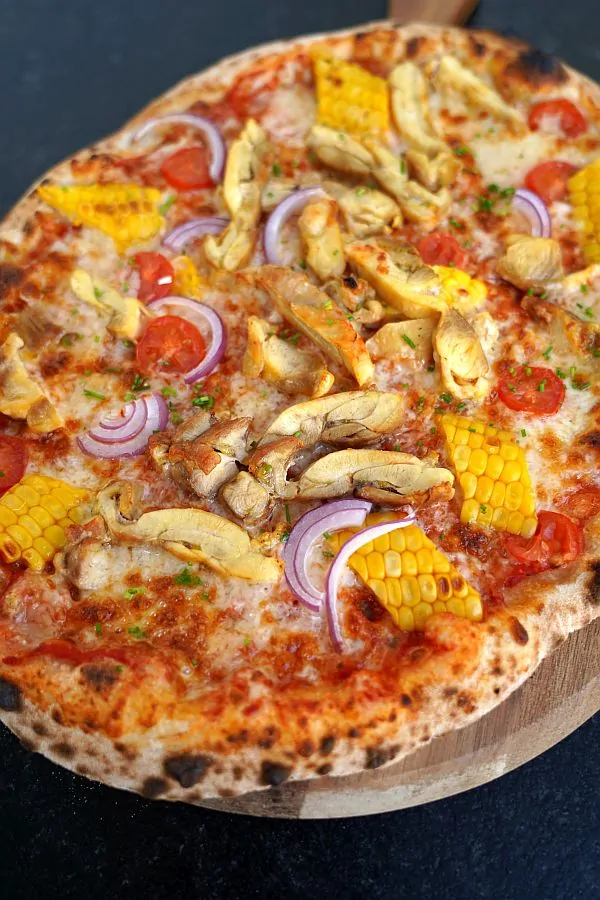 Maishähnchen-Pizza mit Pollo Fino und Mais 5 Maishähnchen-Pizza mit Pollo Fino und Mais