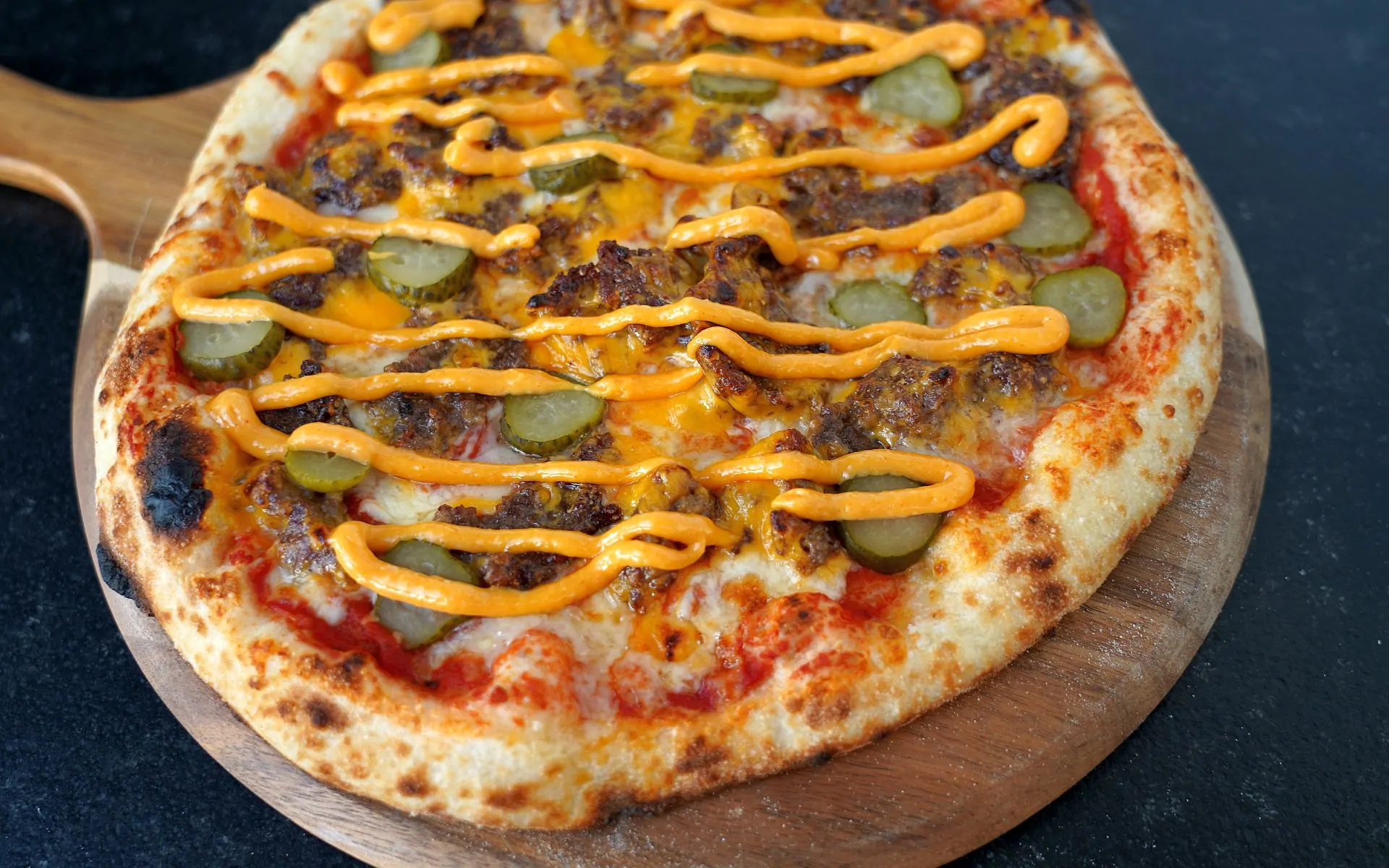 Smashburger-Pizza - Die geniale Kombination aus Burger & Pizza