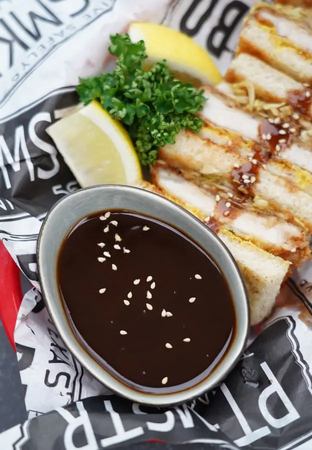 Selbstgemachte Tonkatsu-Sauce