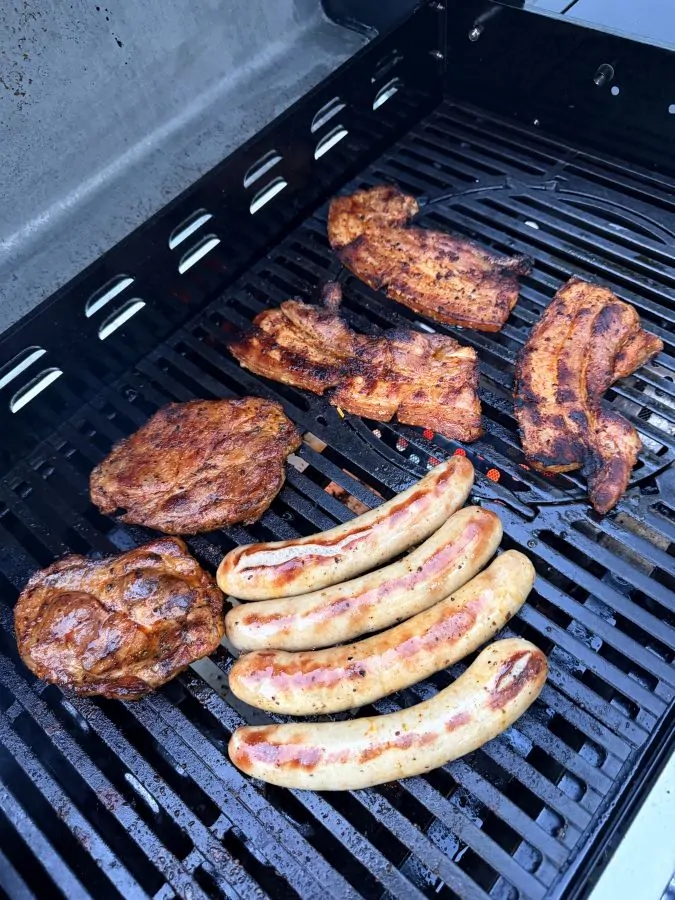 Grillen auf dem Enders Boston Pro
