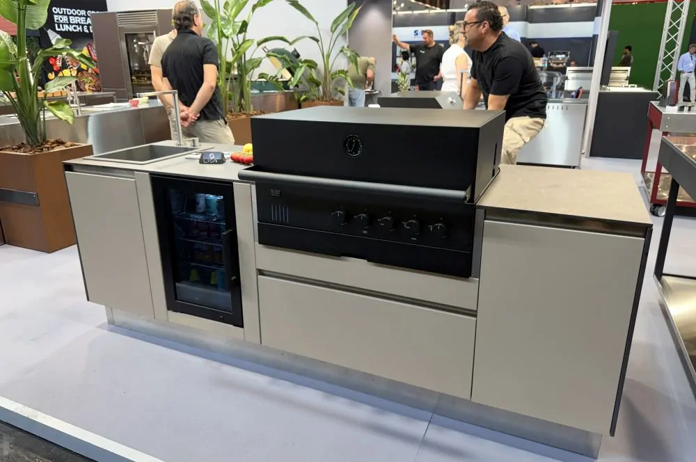 Der Outdoorchef QUBE-Gasgrill als Einbaugrill
