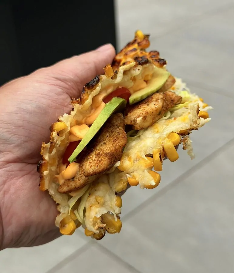 Mais-Käse-Tacos sind perfektes Fingerfood