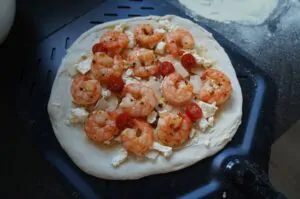 Pizza Scampi Garnelen 04