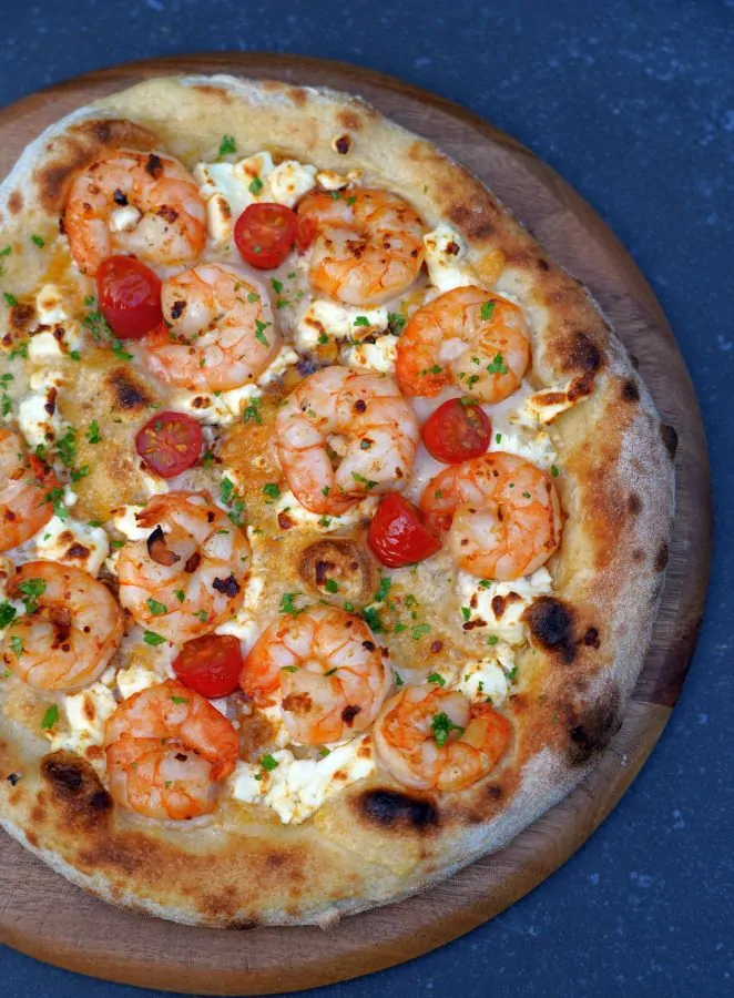 Pizza Scampi aus dem Witt eGNITE Pizzaofen