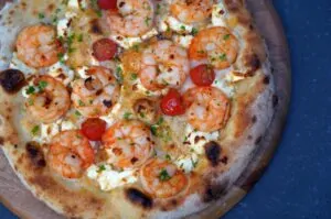 Pizza Scampi Garnelen 09