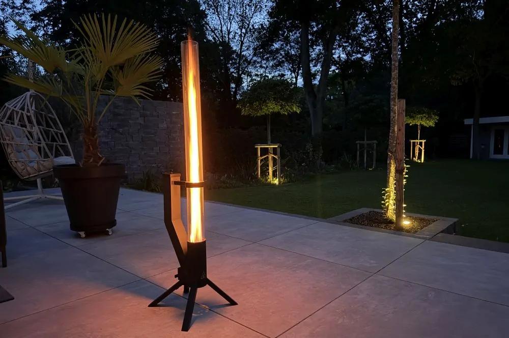 Das Gardenflare Feuerrohr Klassik überzeugt auf ganzer Linie
