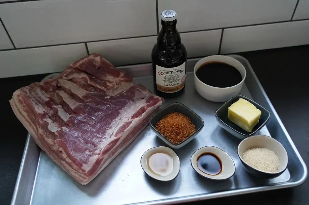 Alle Zutaten für Beer Burnt Ends auf einen Blick